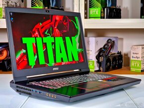 Herný notebook MSI TITAN GT75 | 17,3" 120Hz | GTX 1070 | 32G - 2