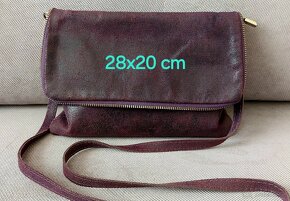 Kožená crossbody kabelka - 2