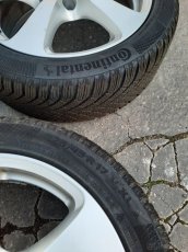 Škoda Octavia, VW, Predám 4ks zimne Borbet alu disky 17" - 2