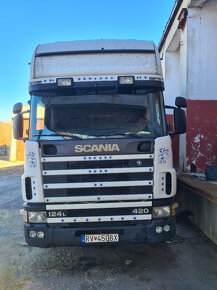 Nákladné vozidlo s posuvnou plachtou Scania R 124 420 - 2