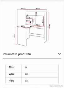 Rohovy pisaci stol - 2