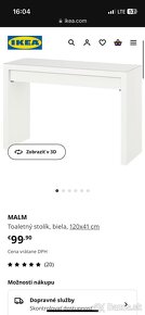 Toaletny stolik malm ikea - 2