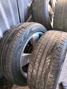 4ks alu disky orig. Škoda 5x100 R17 pneu 205/50 r17 - 2