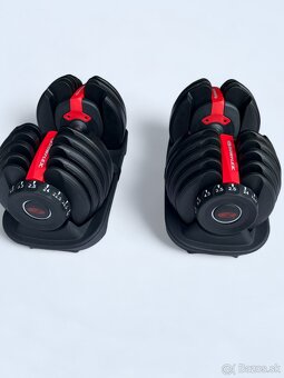 Činky Bowflex 2ks 552 nastavitelné označenie v kilogramoch - 2