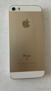 IPhone SE Gold , top stav + nova origo bateria gratis - 2