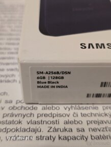 Predám nový  Samsung Galaxy A25 128gb Blue Black. - 2