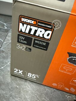 ručná baterková píla WORX 20V - WG325E - 2