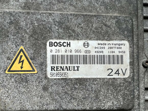 Renault Riadiaca jednotka motora BOSCH 0281010966, 501055035 - 2