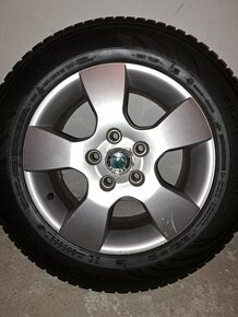 Kolesá škoda 5x112 r15 zimné - 2