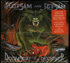 cd Flotsam&Jetsam ‎- Doomsday For The Deceiver 1986 digipack - 2