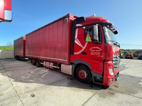 TANDEMOVÁ SOUPRAVA MERCEDES - BENZ ACTROS 2545 - PRŮJEZD - 2