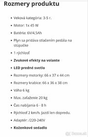 Detská elektrická motorka BMW - 2