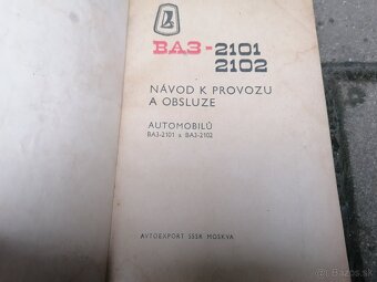 Predám kniha BA3 2101, 2102 návod na používanie a obsluhu - 2