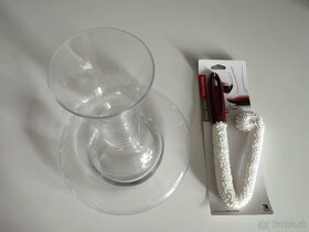 Tescoma dekanter - karafa - na vino + čistič - 2