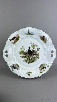 Poľovnícka koláčová súprava, poľovnícky porcelán, MZ - 2