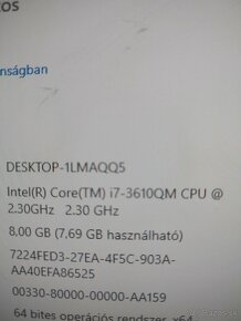 Notebook Lenovo T530 CPU 4 jadrové - 2