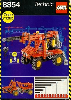 LEGO Technic 8854 - Unimog autožeriav - 2