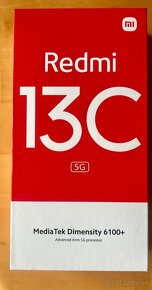 Xiaomi Redmi 13C 5G 128GB black novy nerozbalený - 2