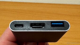 Adaptér USB-C na HDMI+USB3.0+USB-C - 2