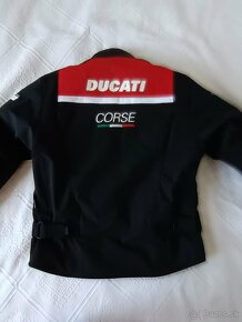 DUCATI CORSE Dainese tex bunda velkost 52 s vlozkou - 2