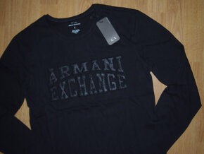 Armani Exchange pánske tričko s dlhým rukávom - 2