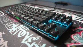 Klávesnica Drevo Calibur RGB - 2