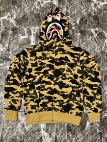 Bape Shark Hoodie Mikina Žltá - 2