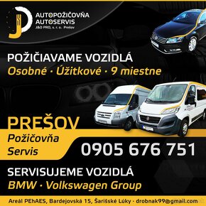 Prenajom dodavky Fiat Ducato - 2