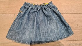 Dievčenská rifľová sukňa + sveter č.98 - 2