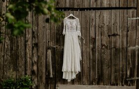 Svadobné šaty so závojom - 2