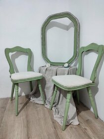 Zasielam kurierom - stoličky plus rám vintage shabby štýl - 2
