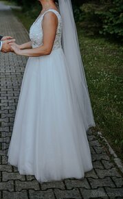 Svadobné šaty 100€ - 2