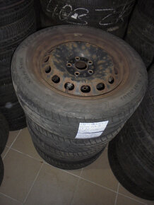 Disky Škoda R16, 5x112 + pneu zimné 205/55 R16 č.15d - 2