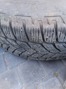 Hliníkové disky KIA r16, zimné pneumatiky 215/70r16 - 2