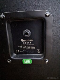 Predám gitarový reprobox Randall 4x12 - 2