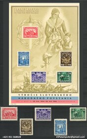Poštové známky, filatelia: ČSSR 1945 komplet - 2