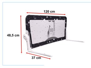 Bezpečnostná zábrana na posteľ 120 cm viac farieb - 2