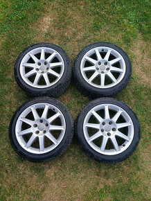 5x112 R17 ☎️ originál AUDI disky + letné pneu 225/45ZR17 ☎️ - 2