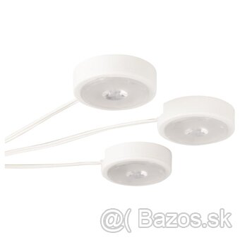 Predám 6 baleni LED troj-svetielok do skriniek IKEA Ledberg - 2