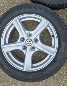 5X112 R16 6,5J ET46, 205/55 R16 Zimné Continental - 2