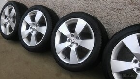 orig 5x112 r17 Škoda Octavia 3 model Denom zimné 225/45 r17 - 2