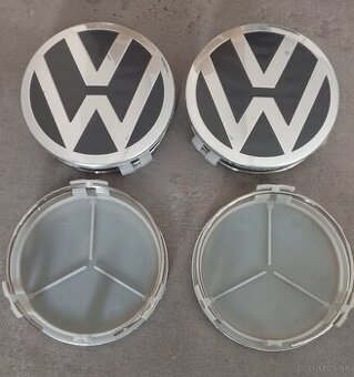 Volkswagen 75 mm stredové krytky do Mercedes kolies - 2