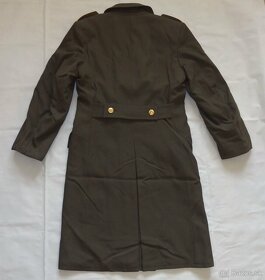 Vojenský zimný kabát k dôstojníckej uniforme ČSĽA. - 2