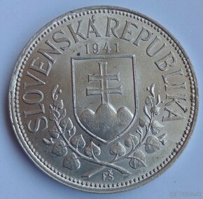 Stříbrná 20 koruna 1941 Slovensko - 2