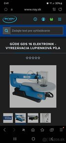 Vyrezávacia lupienková píla, 230 V, GDS 16 E, Güde - 2