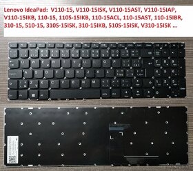 Klavesnice Lenovo V110-15ISK, 310-15 / 500-15IBD 700-15.. SK - 2