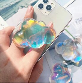 Stojanček a držiak na mobil POPSOCKETS, RAINBOW ORB GLOSS, N - 2