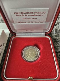 2€ Monako 2021 Proof - 2