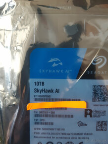 HDD 10TB Seagate SkyHawk 7200RPM 3.5" 256MB cache, SATA3 - 2