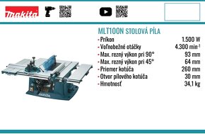 Predam stolovu pilu Makita MLT100N - 2